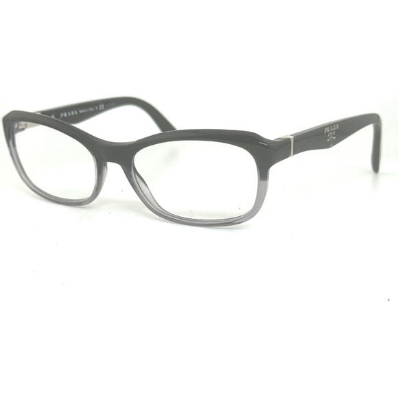 Prada VPR 21O ZYY-1O1 Eyeglasses Black Full Rim Frames 53-17-135 H14644 - Picture 1 of 8